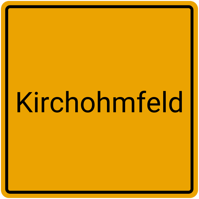 Meldebestätigung Kirchohmfeld