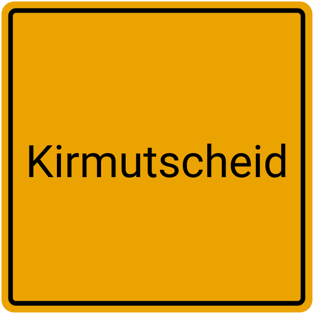 Meldebestätigung Kirmutscheid