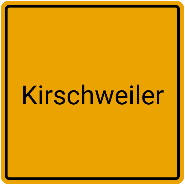 Meldebestätigung Kirschweiler
