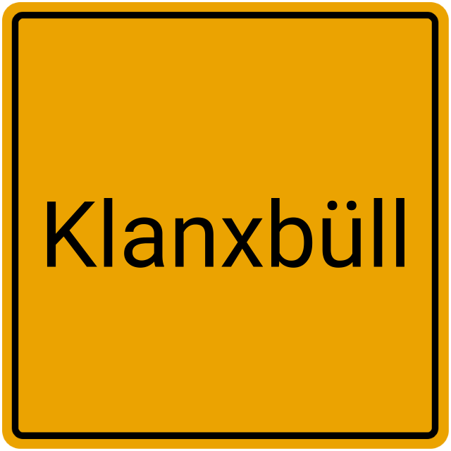 Meldebestätigung Klanxbüll