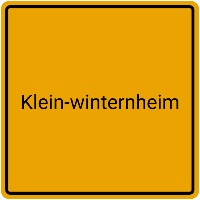 Meldebestätigung Klein-Winternheim