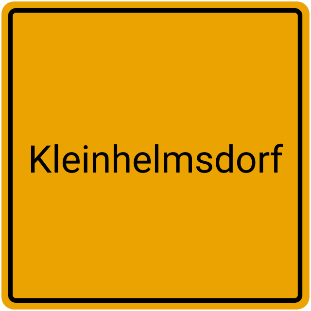 Meldebestätigung Kleinhelmsdorf