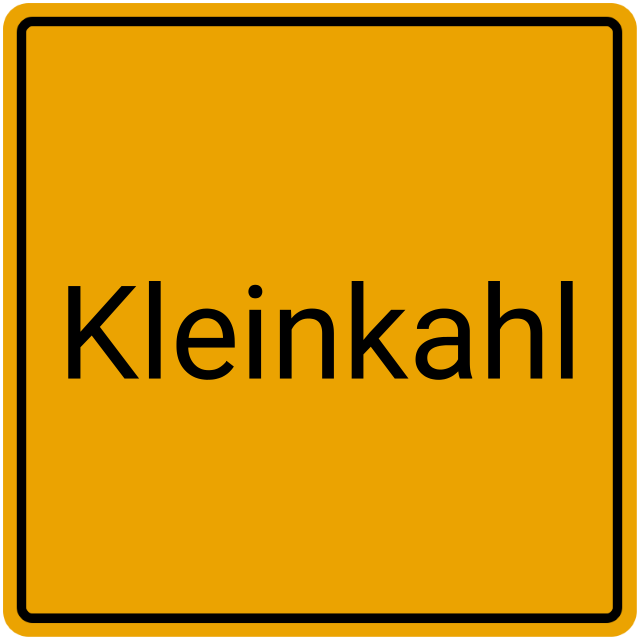 Meldebestätigung Kleinkahl