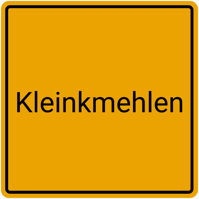 Meldebestätigung Kleinkmehlen