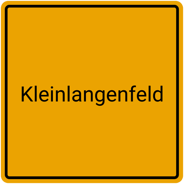 Meldebestätigung Kleinlangenfeld