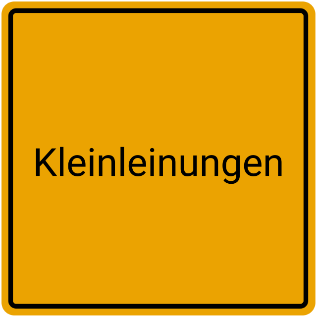Meldebestätigung Kleinleinungen