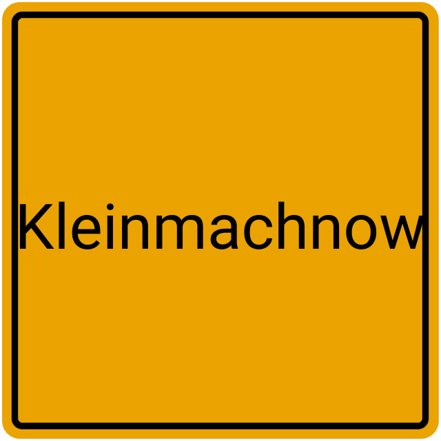 Meldebestätigung Kleinmachnow