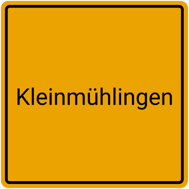 Meldebestätigung Kleinmühlingen