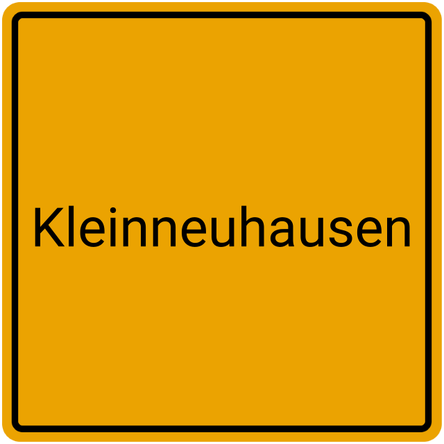 Meldebestätigung Kleinneuhausen