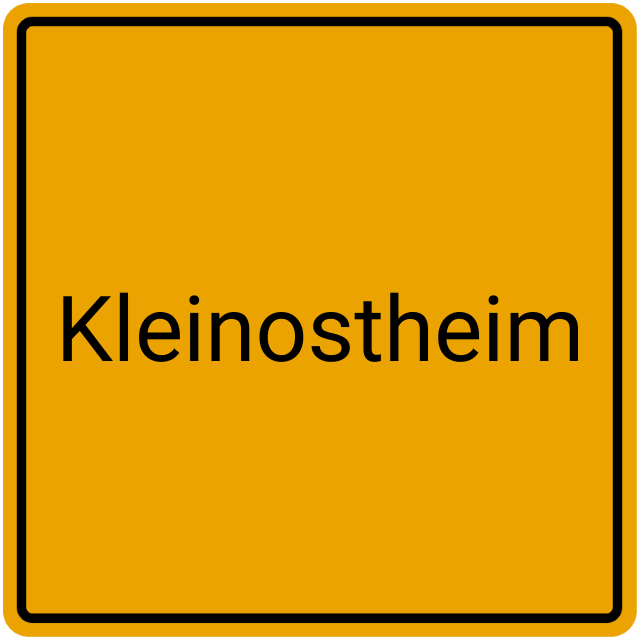 Meldebestätigung Kleinostheim