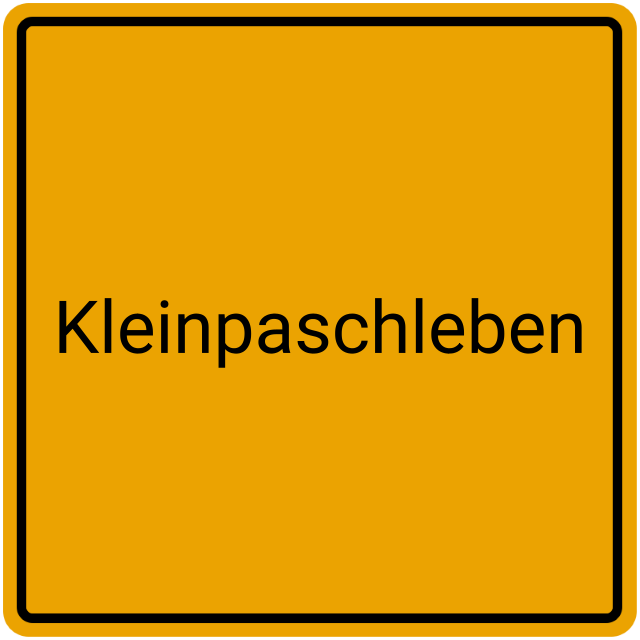 Meldebestätigung Kleinpaschleben