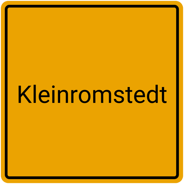 Meldebestätigung Kleinromstedt
