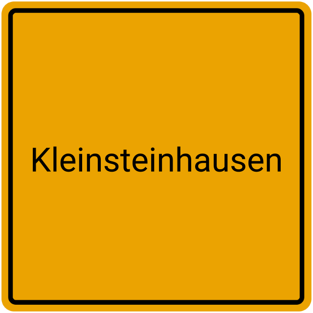Meldebestätigung Kleinsteinhausen