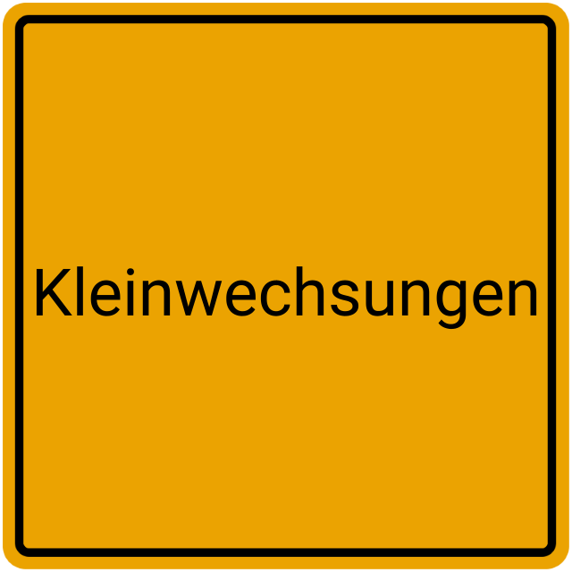 Meldebestätigung Kleinwechsungen