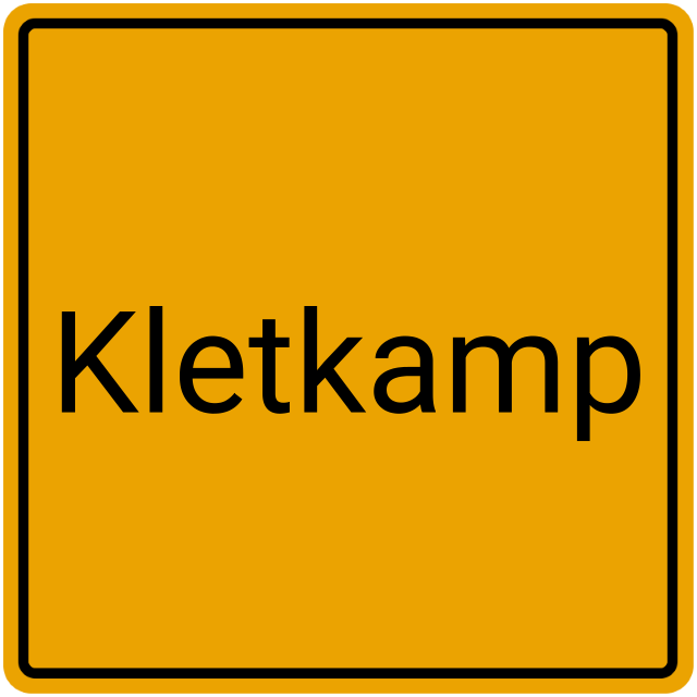 Meldebestätigung Kletkamp