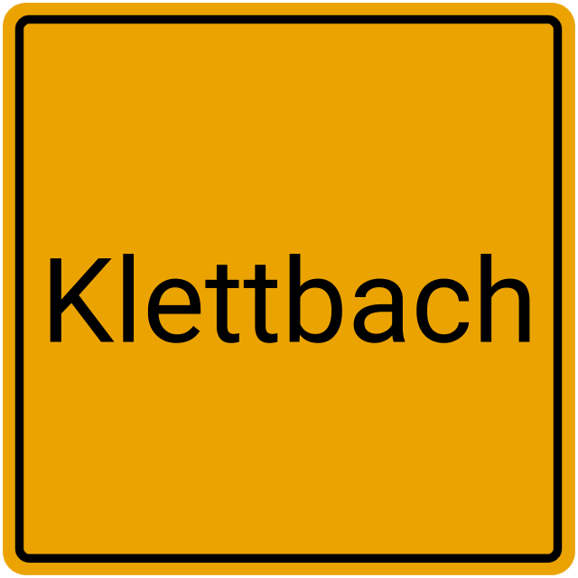 Meldebestätigung Klettbach