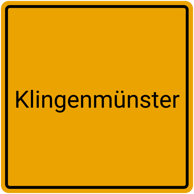 Meldebestätigung Klingenmünster