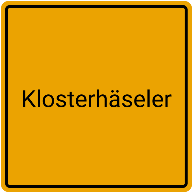 Meldebestätigung Klosterhäseler