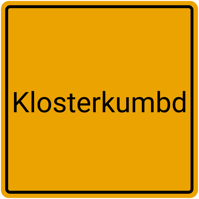 Meldebestätigung Klosterkumbd