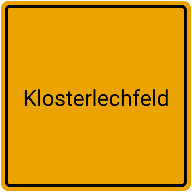 Meldebestätigung Klosterlechfeld
