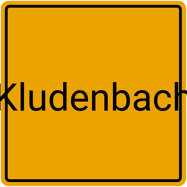 Meldebestätigung Kludenbach