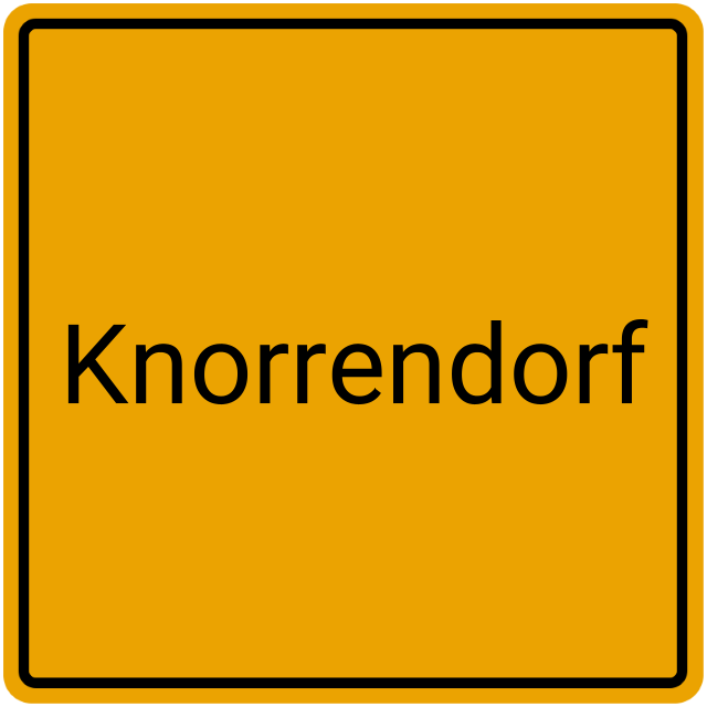 Meldebestätigung Knorrendorf