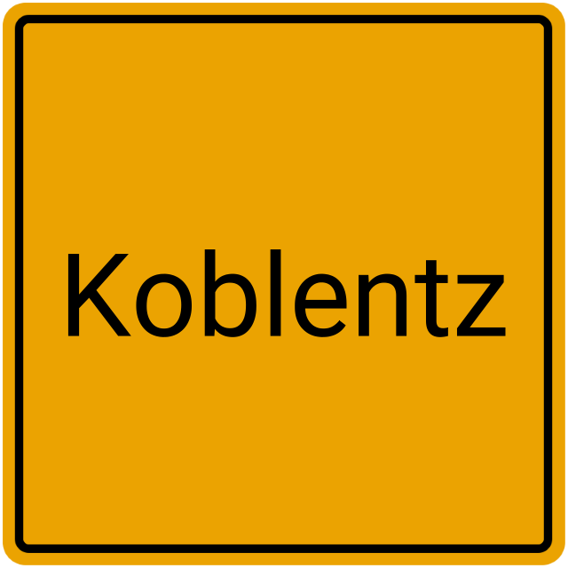 Meldebestätigung Koblentz