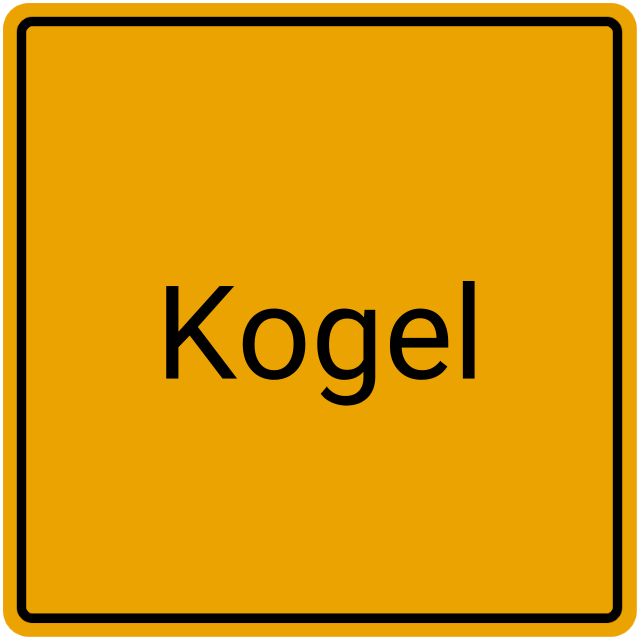 Meldebestätigung Kogel