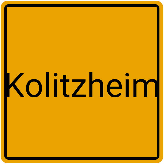 Meldebestätigung Kolitzheim