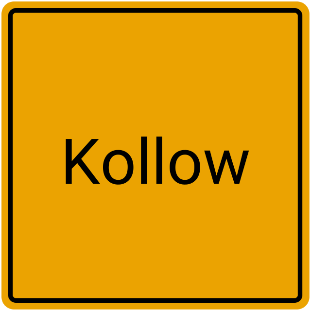 Meldebestätigung Kollow