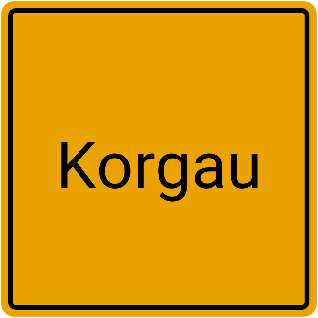 Meldebestätigung Korgau