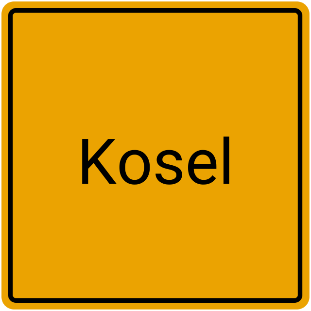 Meldebestätigung Kosel