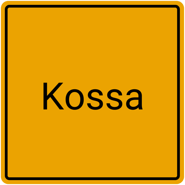 Meldebestätigung Kossa