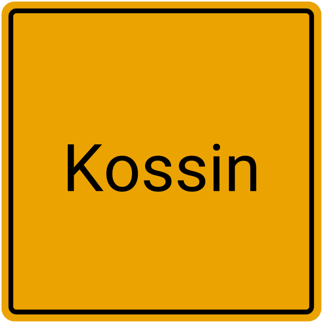 Meldebestätigung Kossin