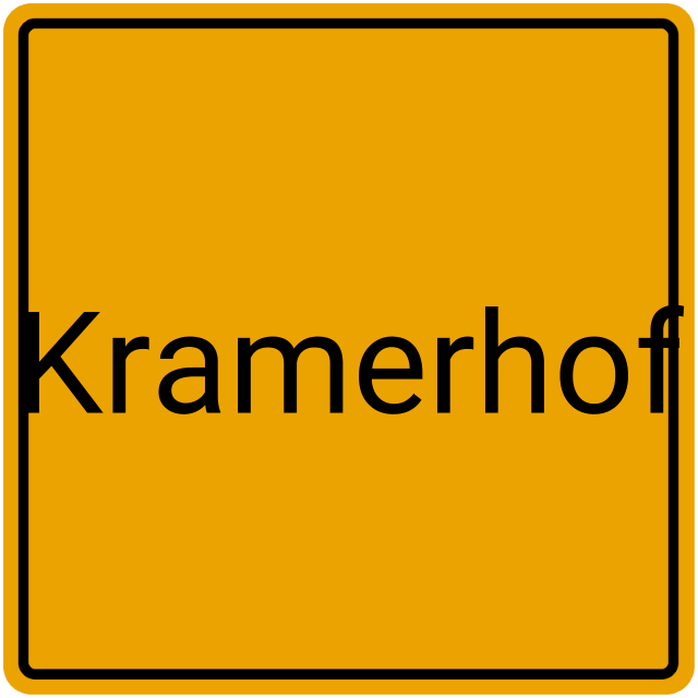Meldebestätigung Kramerhof