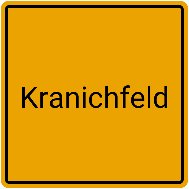 Meldebestätigung Kranichfeld