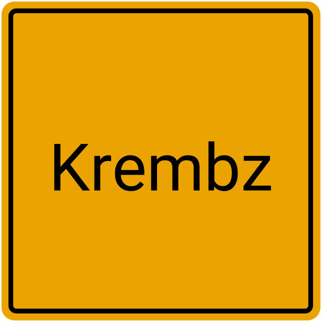 Meldebestätigung Krembz