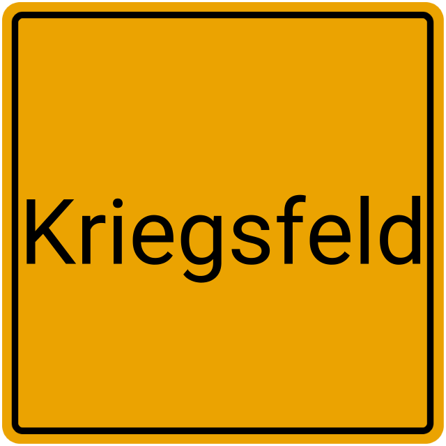 Meldebestätigung Kriegsfeld