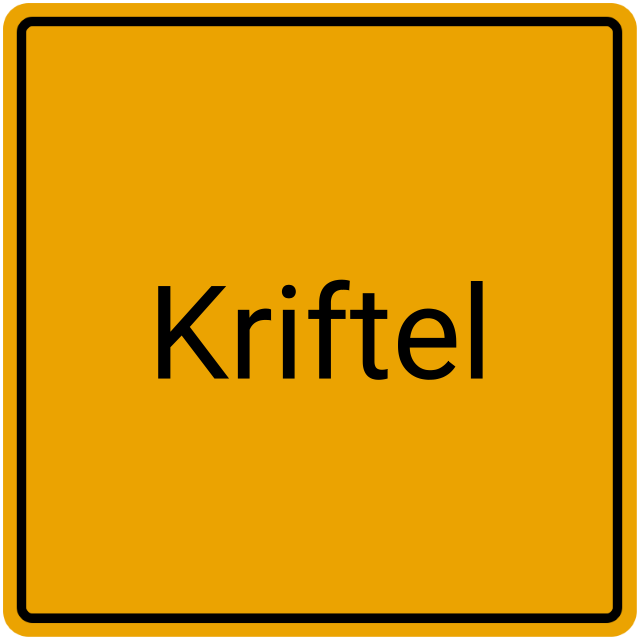 Meldebestätigung Kriftel