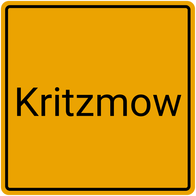 Meldebestätigung Kritzmow
