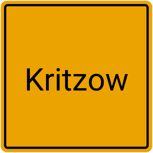 Meldebestätigung Kritzow