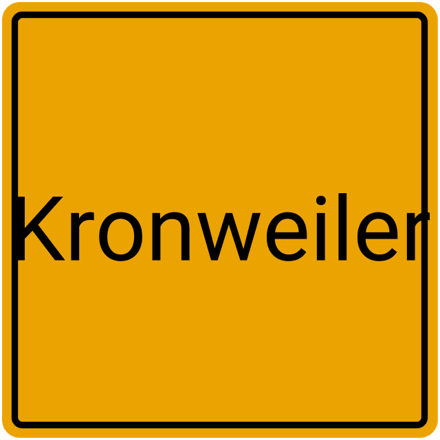 Meldebestätigung Kronweiler