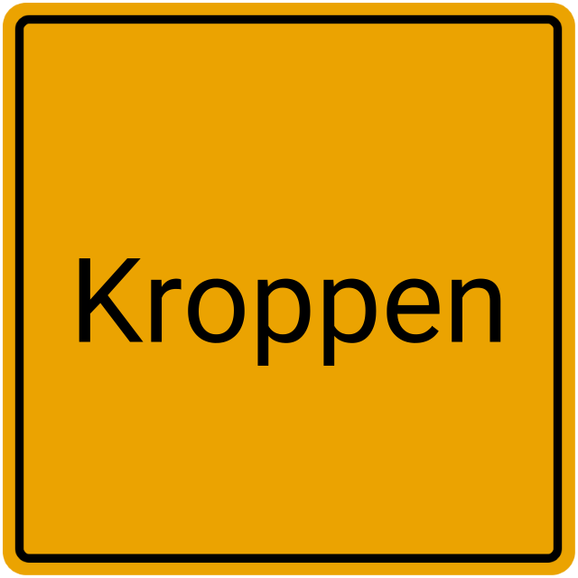 Meldebestätigung Kroppen