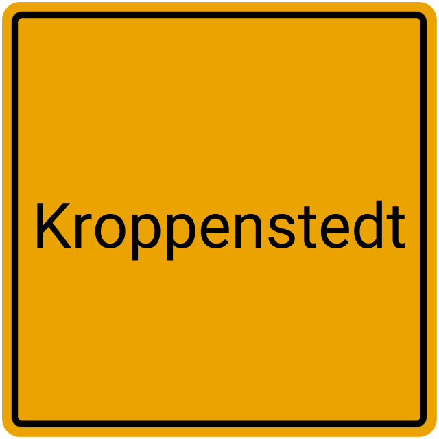 Meldebestätigung Kroppenstedt