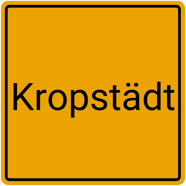 Meldebestätigung Kropstädt