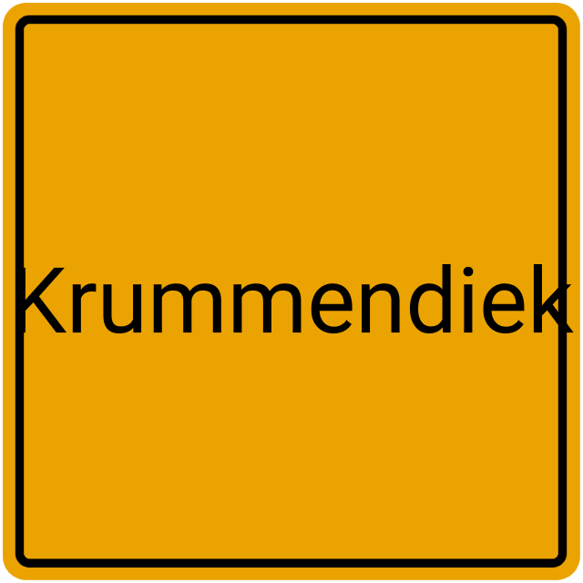 Meldebestätigung Krummendiek