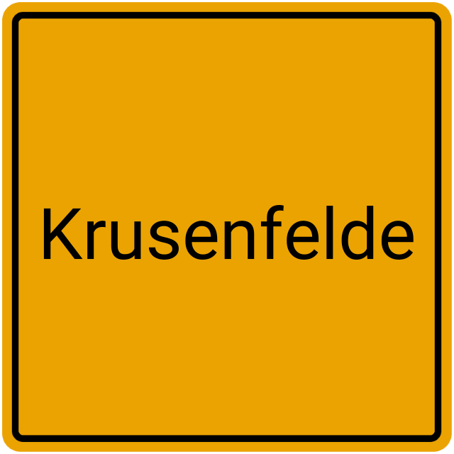 Meldebestätigung Krusenfelde