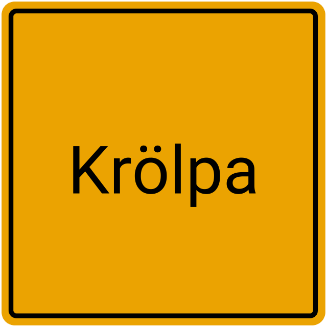 Meldebestätigung Krölpa