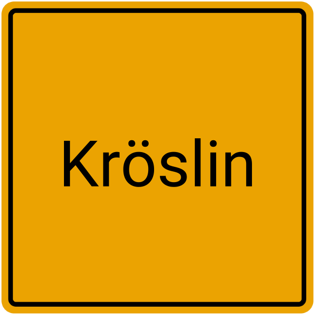 Meldebestätigung Kröslin