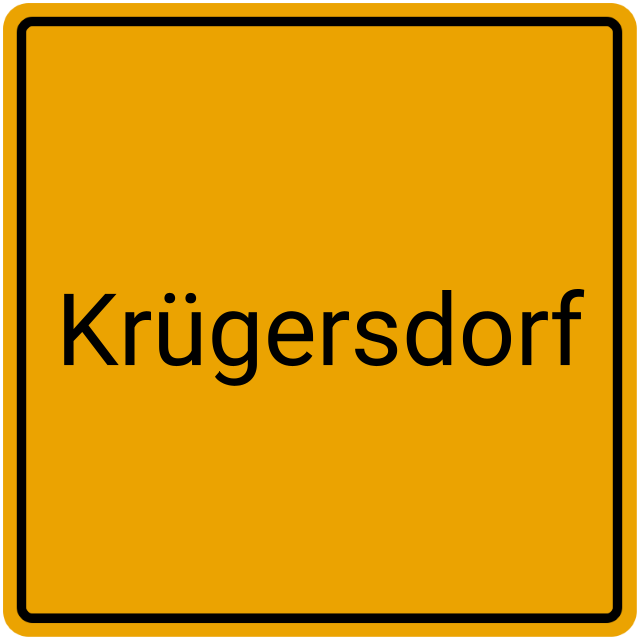 Meldebestätigung Krügersdorf